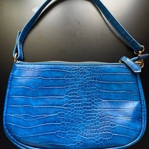 Blue Shoulder Bag Y2K Style
